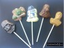 523sp Star Wonders Classic Chocolate or Hard Candy Lollipop Mold